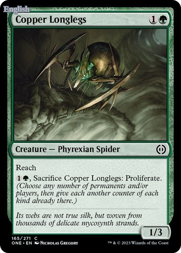 Copper longlegs 165 - copper, c